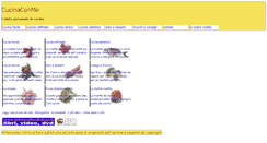 Desktop Screenshot of cucinaconme.it